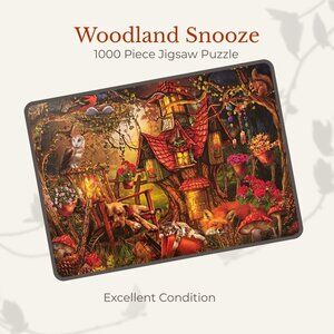 Vermont Christmas Company Woodland Snooze Puzzle 1000 Pieces